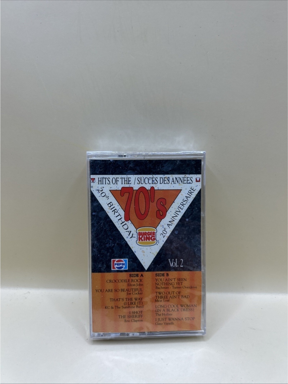 Various Artist - Hits Of The 70's Vol 2 - Promo Cassette Tape BRAND NEW SEALED✅